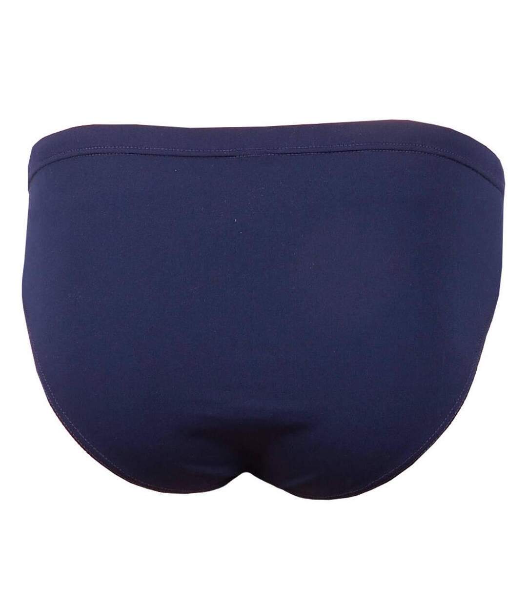 Slip De Bain Lino Homme Bleu Marine Crowell-2