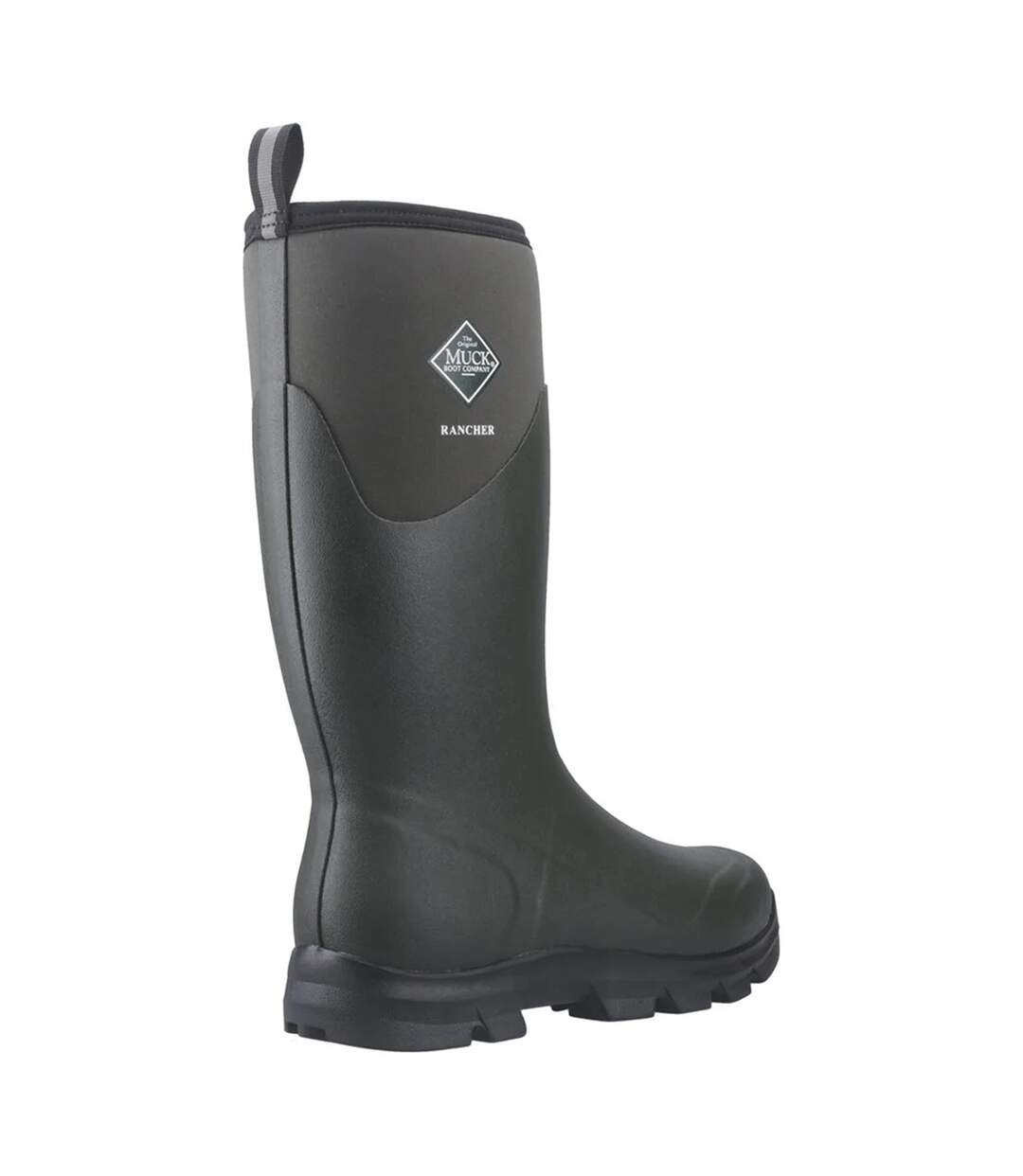Mens Rancher Wellington Boots Dusty Olive Black Muck Boots-2