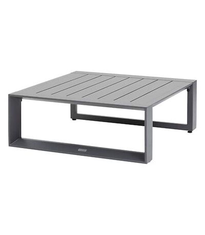 Table basse de jardin carrée en aluminium ALLURE - Graphite