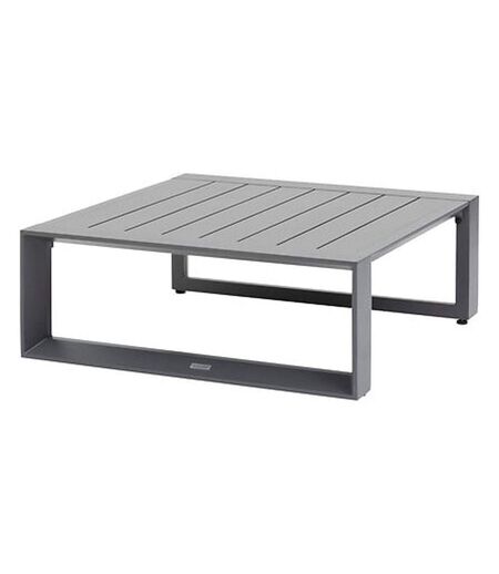 Table basse de jardin carrée en aluminium ALLURE - Graphite