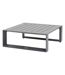 Table basse de jardin carrée en aluminium ALLURE - Graphite-1