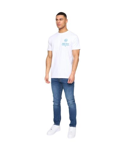 T-shirt henstamp homme blanc Henleys