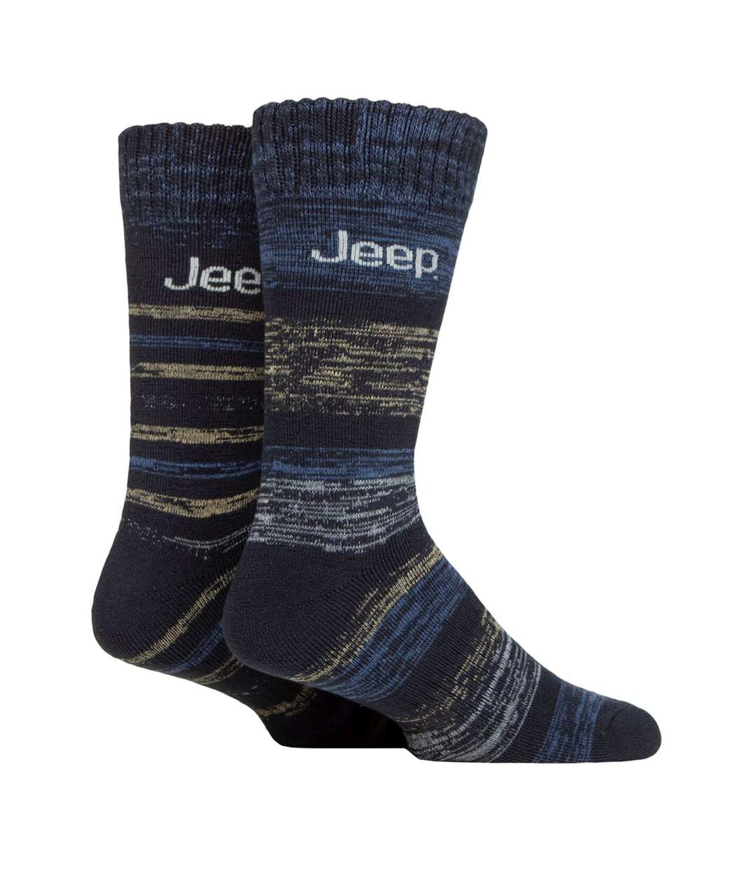 Men's 2 Pack Tech Thermal Boot Socks | Chunky Winter Performance Socks-3