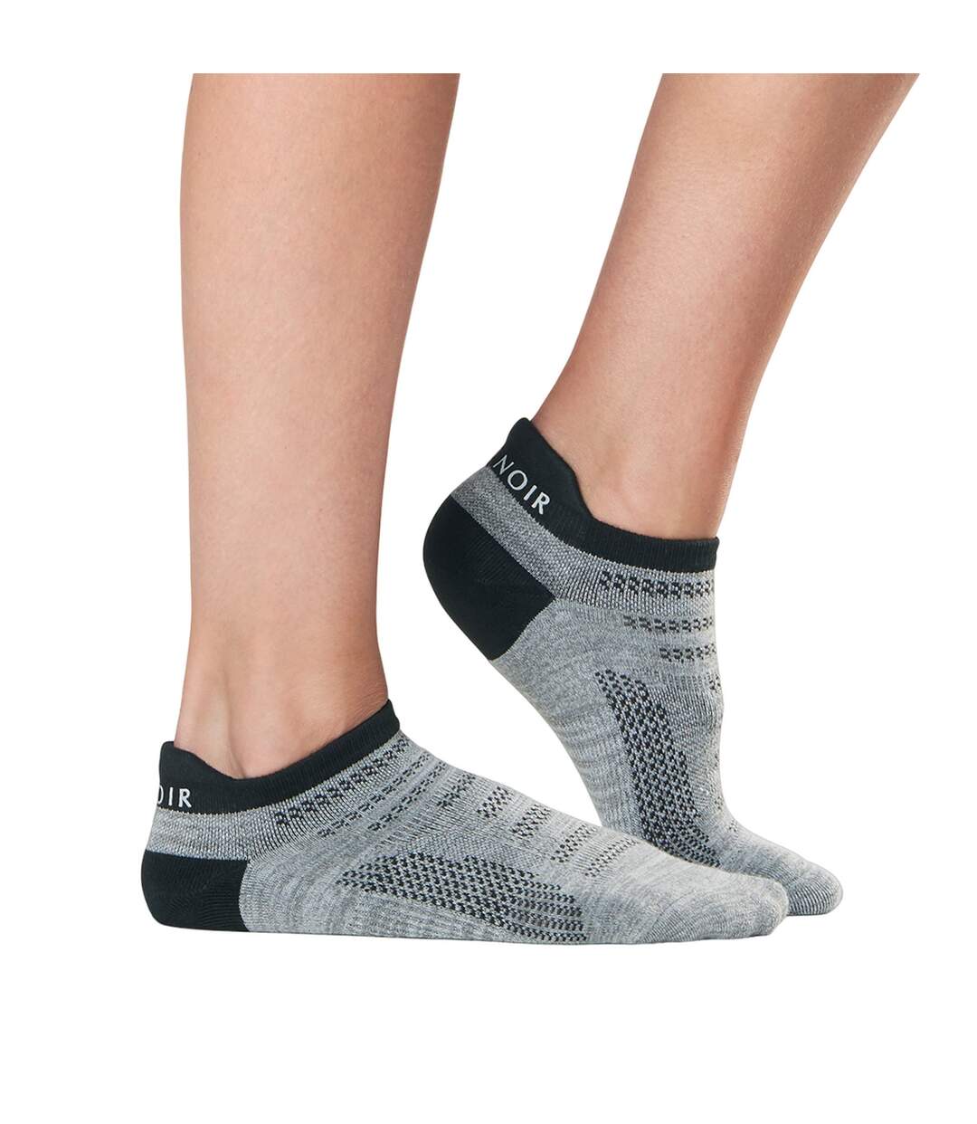 Chaussettes de sport taylor femme gris / noir Tavi Noir