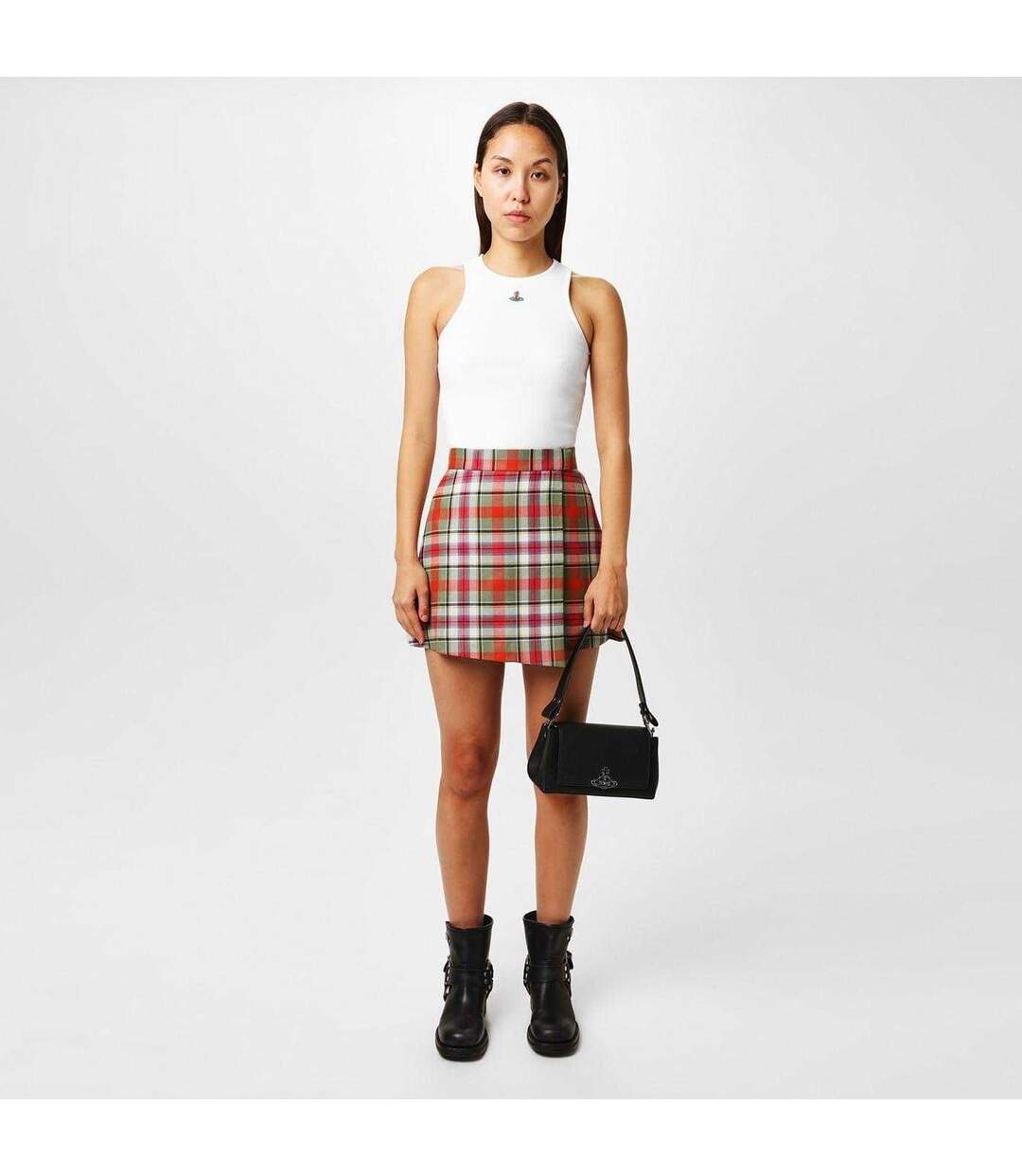 Débardeur Style Années 90 Blanc Vivienne Westwood-1