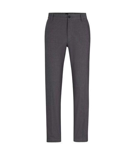 Mens Kane Straight Trousers Dark Blue Boss