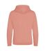 Sweat à capuche homme vieux rose Awdis