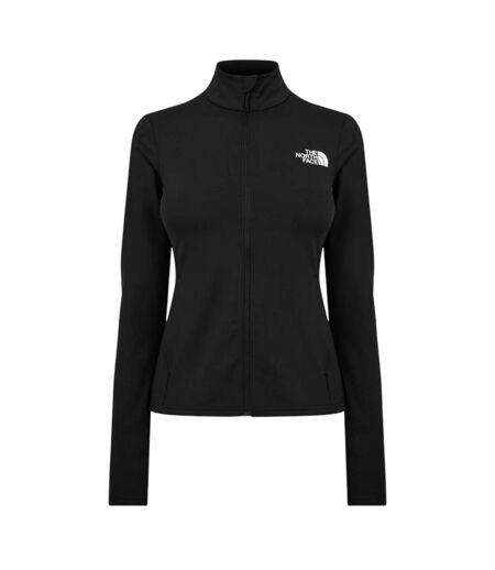 Womens/ladies Flexible Full Zip Jacket Black The North Face