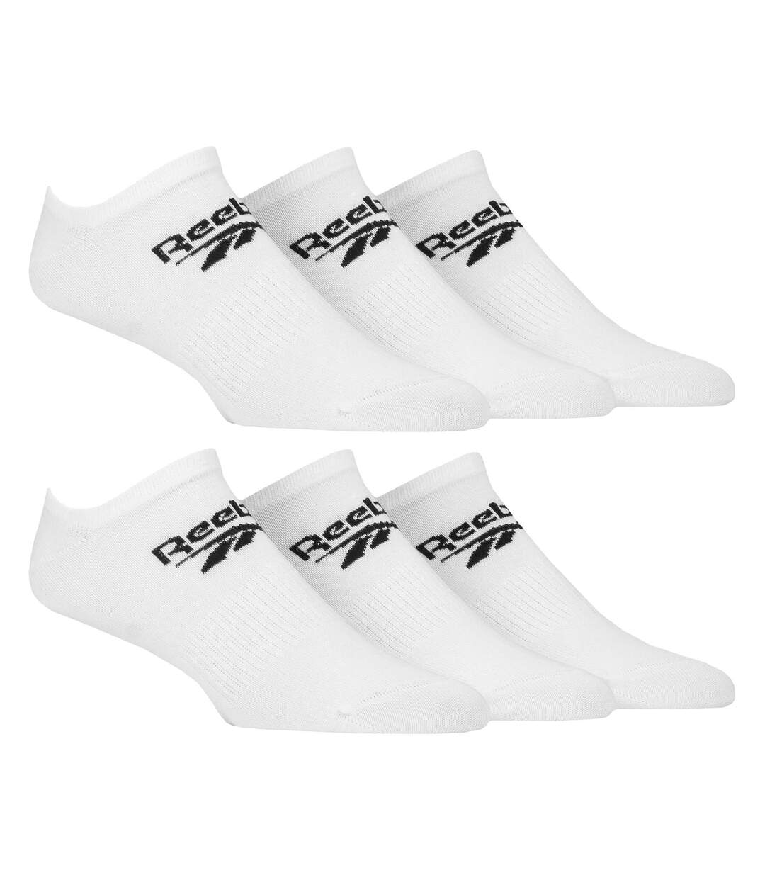 Reebok - 6 paires de chaussettes de sport respirantes en coton doux-1