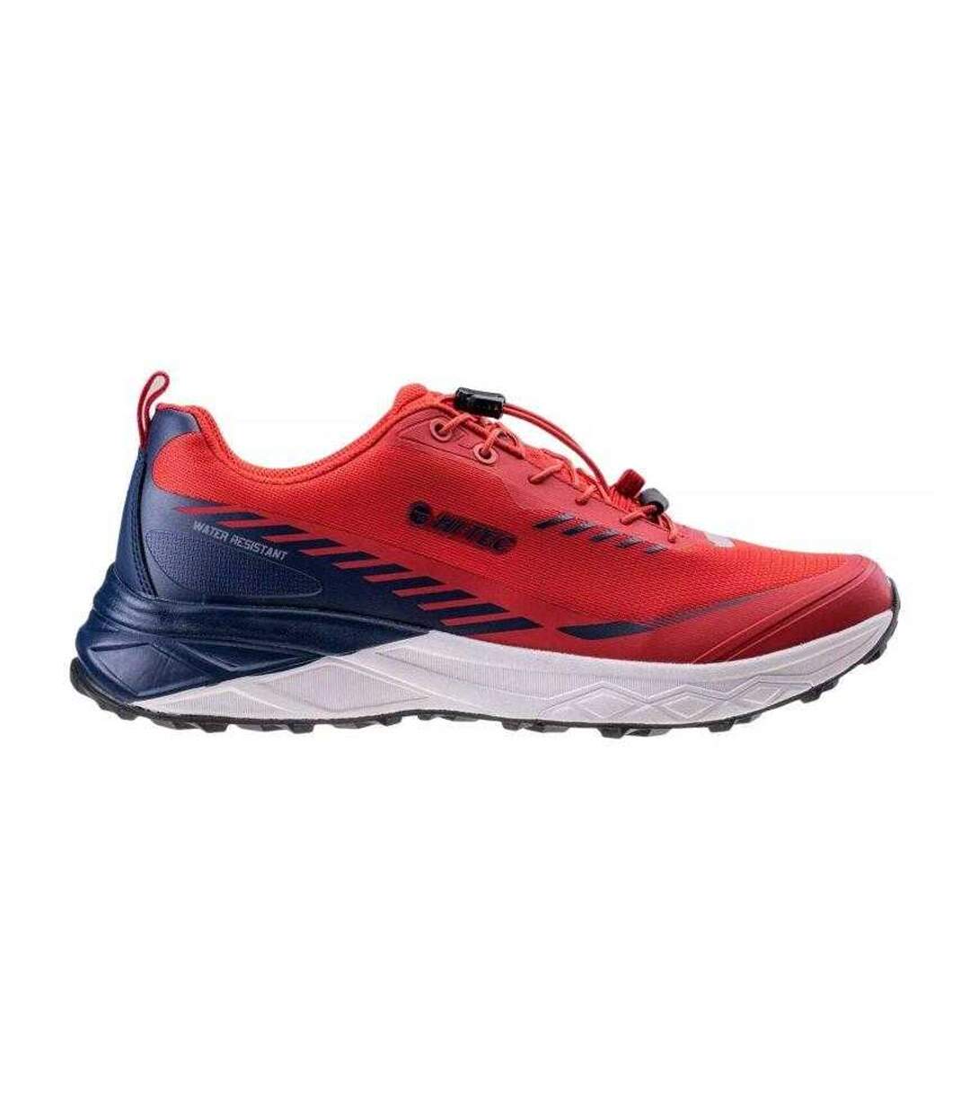 Baskets Randonnée Mostar Homme Rouge Bleu Marine Foncé Hi-Tec-3