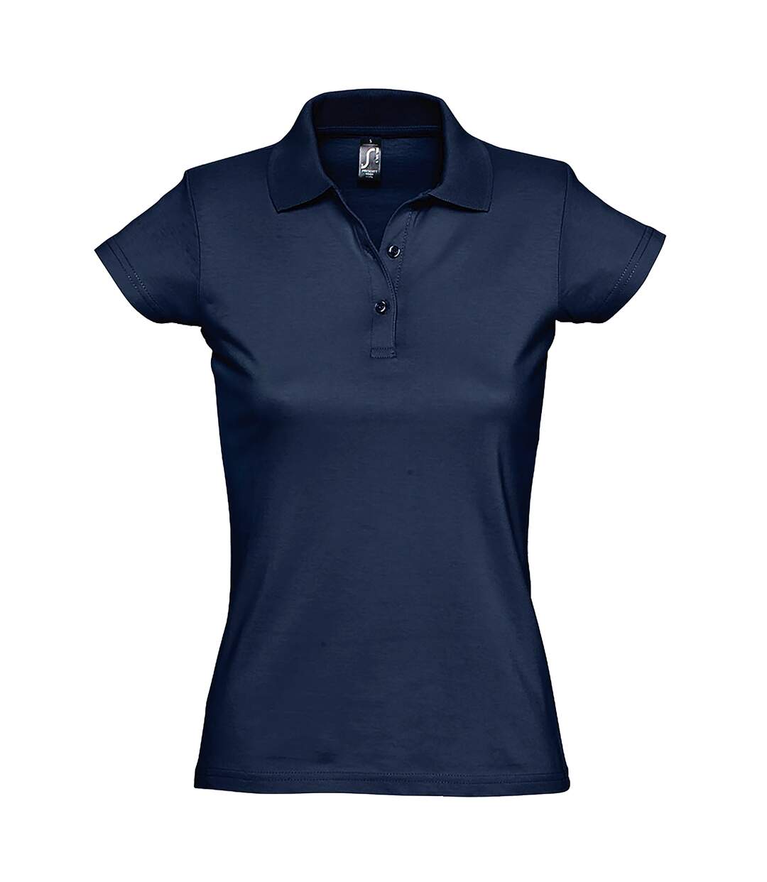 Prescott polo 100% coton à manches courtes femme bleu marine SOLS