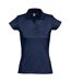 SOLS Womens/Ladies Prescott Short Sleeve Jersey Polo Shirt (French Navy)