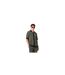 Mens Knitted Regular Short-sleeved Shirt Green Hugo-1