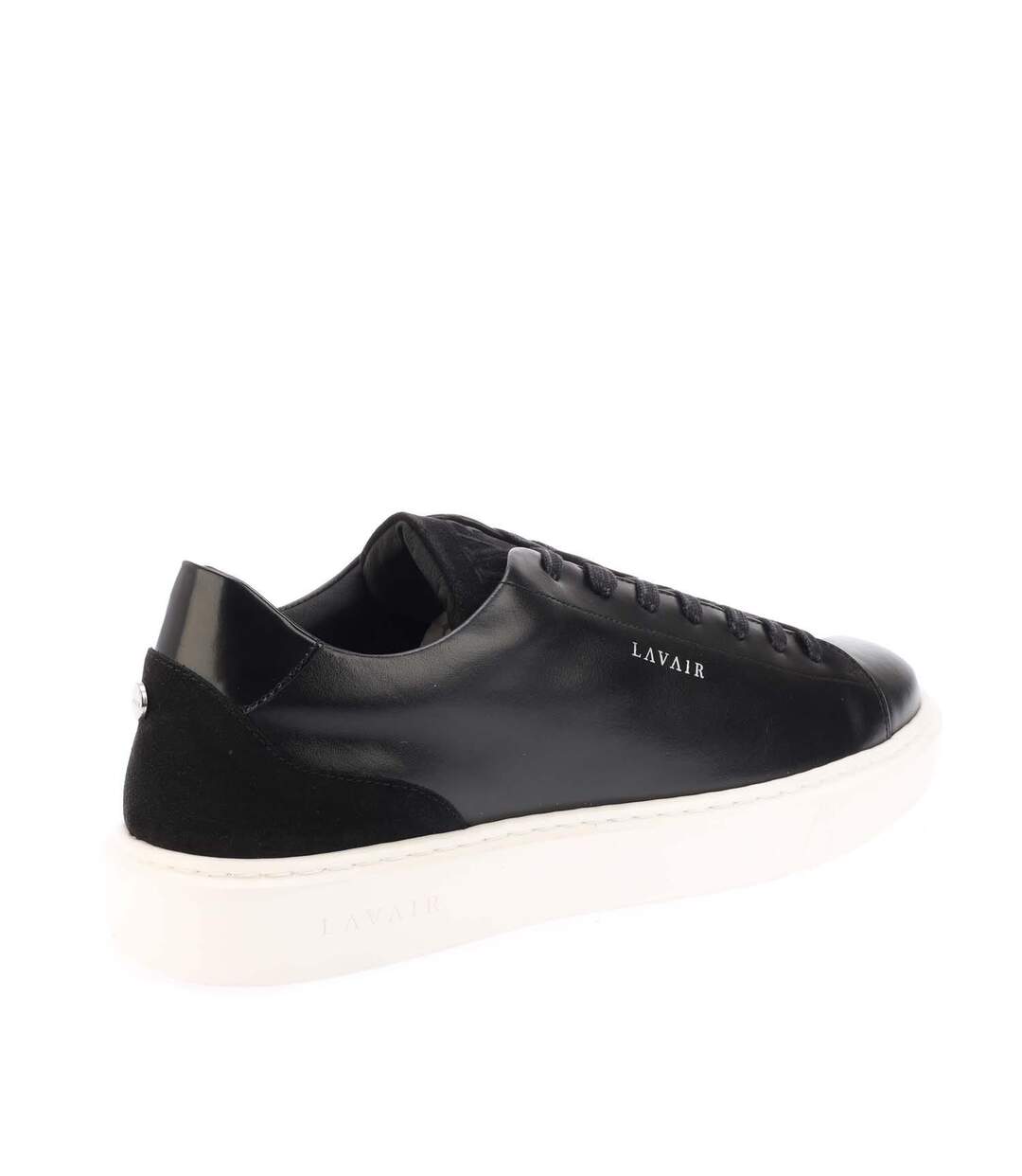 Baskets Style Logo Luna Homme Blanc Noir Lavair-3