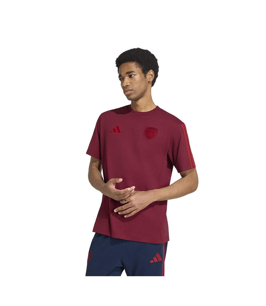 Mens Arsenal Fc T-shirt Red Adidas-2