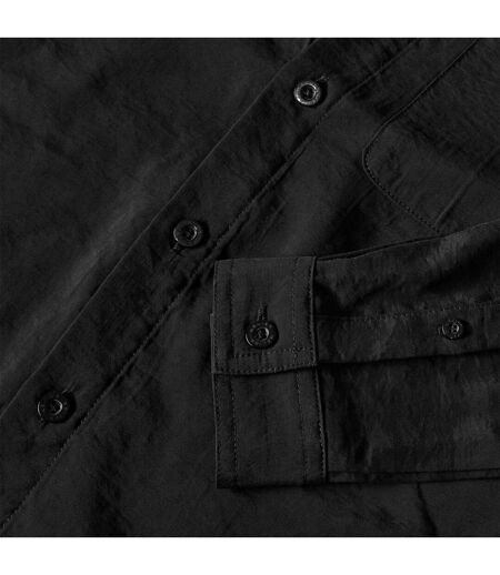 Mens Pocket Long-sleeved Shirt Black Belier