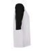 T-shirt Manches Raglan Motif/style Contrasté Femme Blanc Noir Build Your Brand-4
