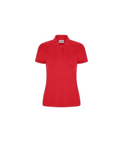 Casual Classic Womens/Ladies Polo (Red)