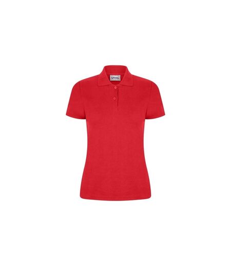 Casual Classic Womens/Ladies Polo (Red)