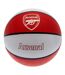 Arsenal FC - Ballon de basket (Rouge / Blanc) (Taille 7) - UTTA10383