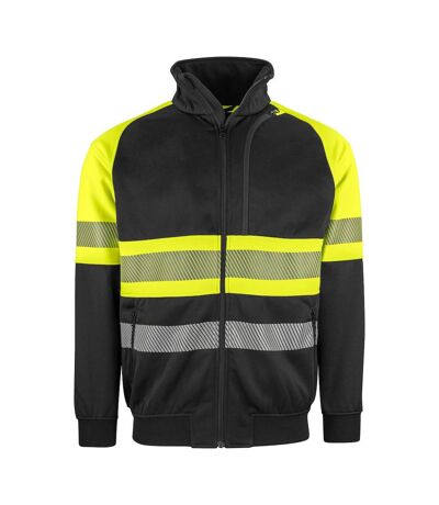 Projob Mens Hi-Vis Work Jacket (Yellow/Black) - UTUB1060