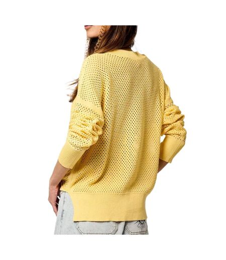 Pull jaune femme kaporal leore - m