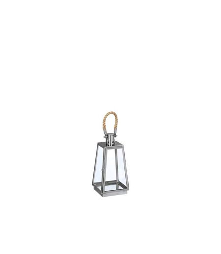 Lot de 3 Lanternes Extérieur Vérone 73cm Inox & Verre
