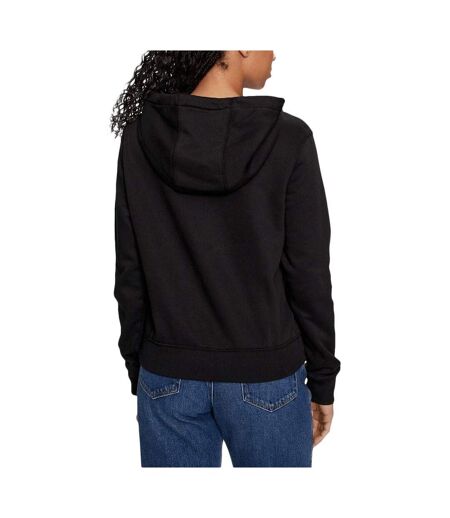 Sweat zippée noir femme tommy hilfiger flag t-black