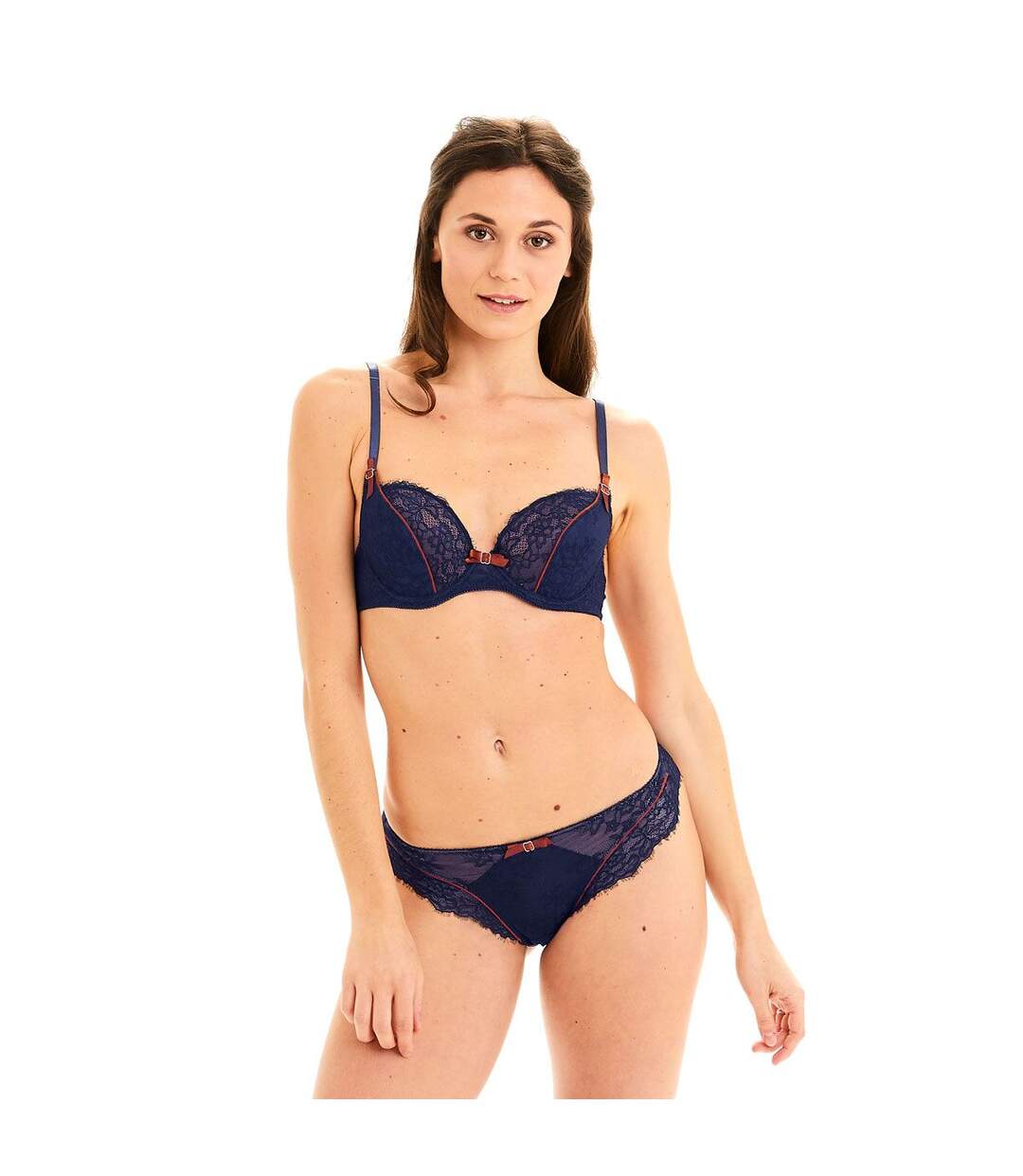 Soutien-gorge ampliforme coque moulée bleu Cuba Libre-3