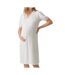 Robe blanche femme mamalicious mylah solid-1