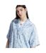 Chemise De Vacances Manches Courtes Motif/style Floral Originals Femme Bleu Adidas-4