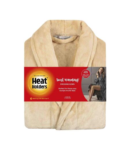 Robe de chambre en polaire thermique d'hiver pour femme