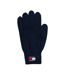 Gants Motif/style Logo Bleu Marine Nuit Tommy Jeans-1