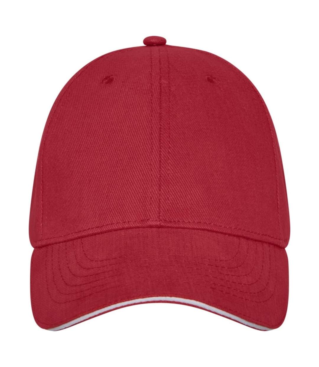 Casquette darton sandwich adulte rouge Elevate-1