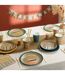 Lot de 6 Assiettes en Carton Anniversaire Kraft 23cm Naturel-2