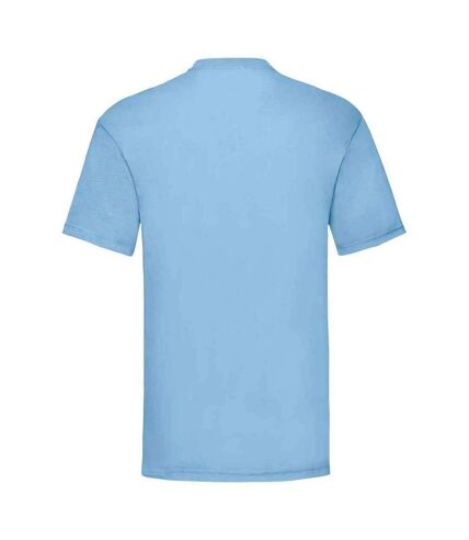 Mens valueweight t-shirt sky blue Fruit of the Loom