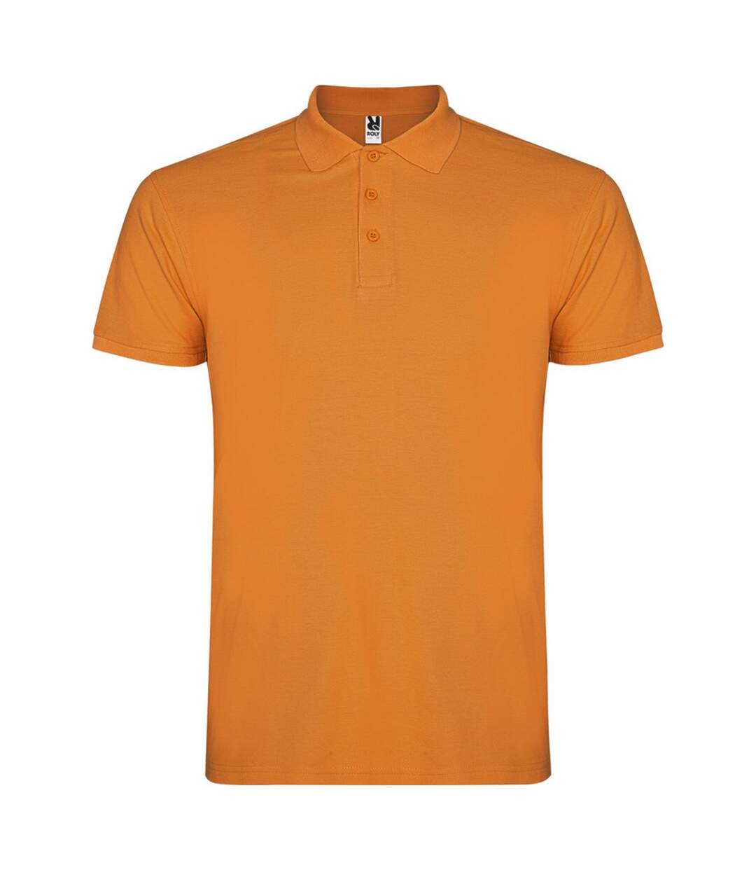 Polo star homme orange Roly