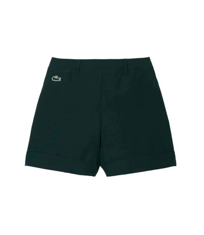 Womens/ladies Taffeta Stretch Golf Shorts Green Lacoste