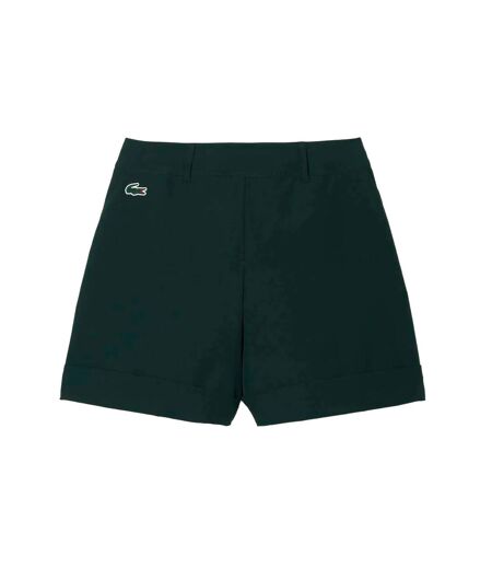 Womens/ladies Taffeta Stretch Golf Shorts Green Lacoste