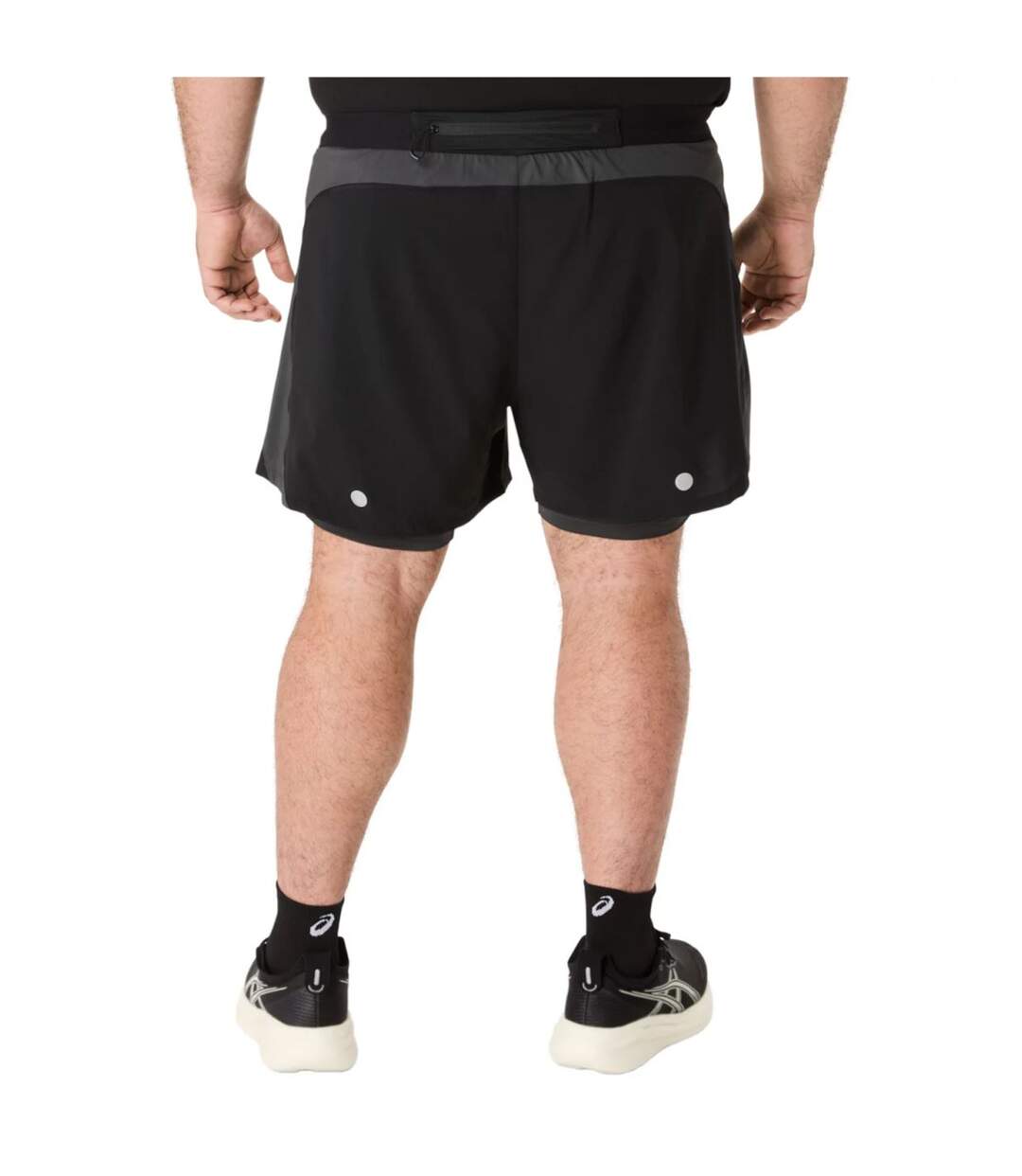 Short Road Homme Noir Asics-3