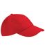 Beechfield - Lot de 2 casquettes - Adulte (Rouge) - UTRW6730