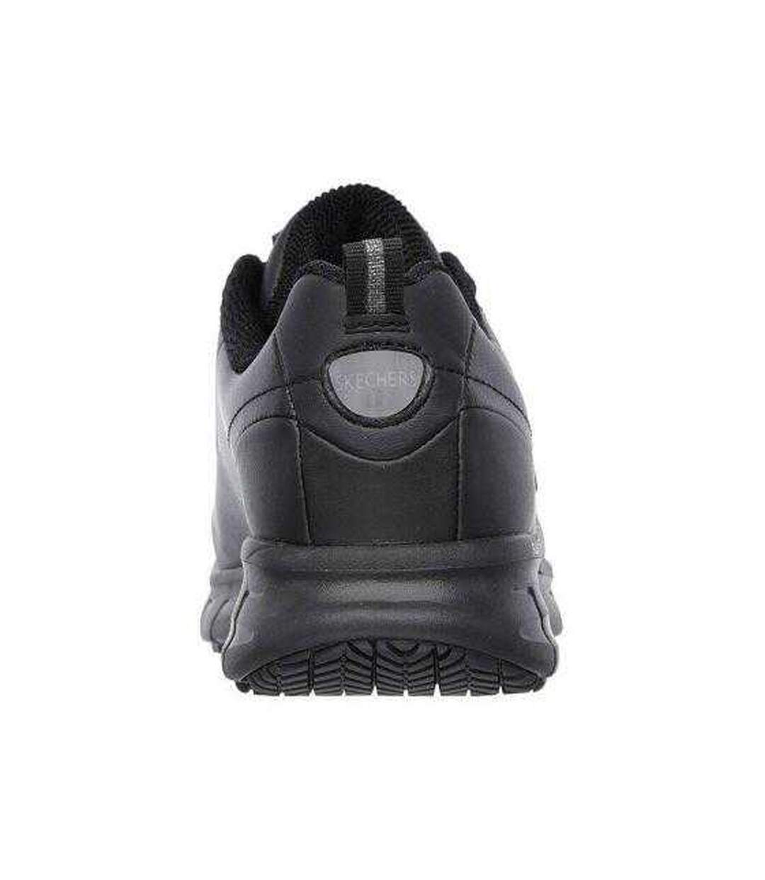 Womens/ladies Sure Track Trickel Leather Shoes Black Skechers-2