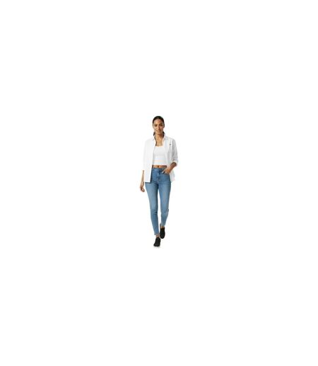 Womens/ladies Classic Twill Long-sleeved Shirt Bright White Jack Wills