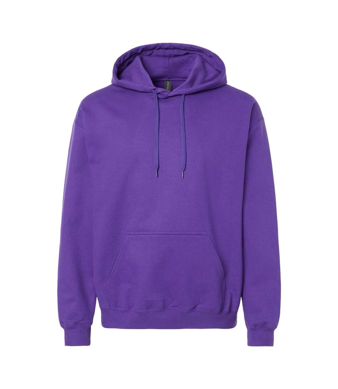 Unisex adult softstyle fleece midweight hoodie purple Gildan-1