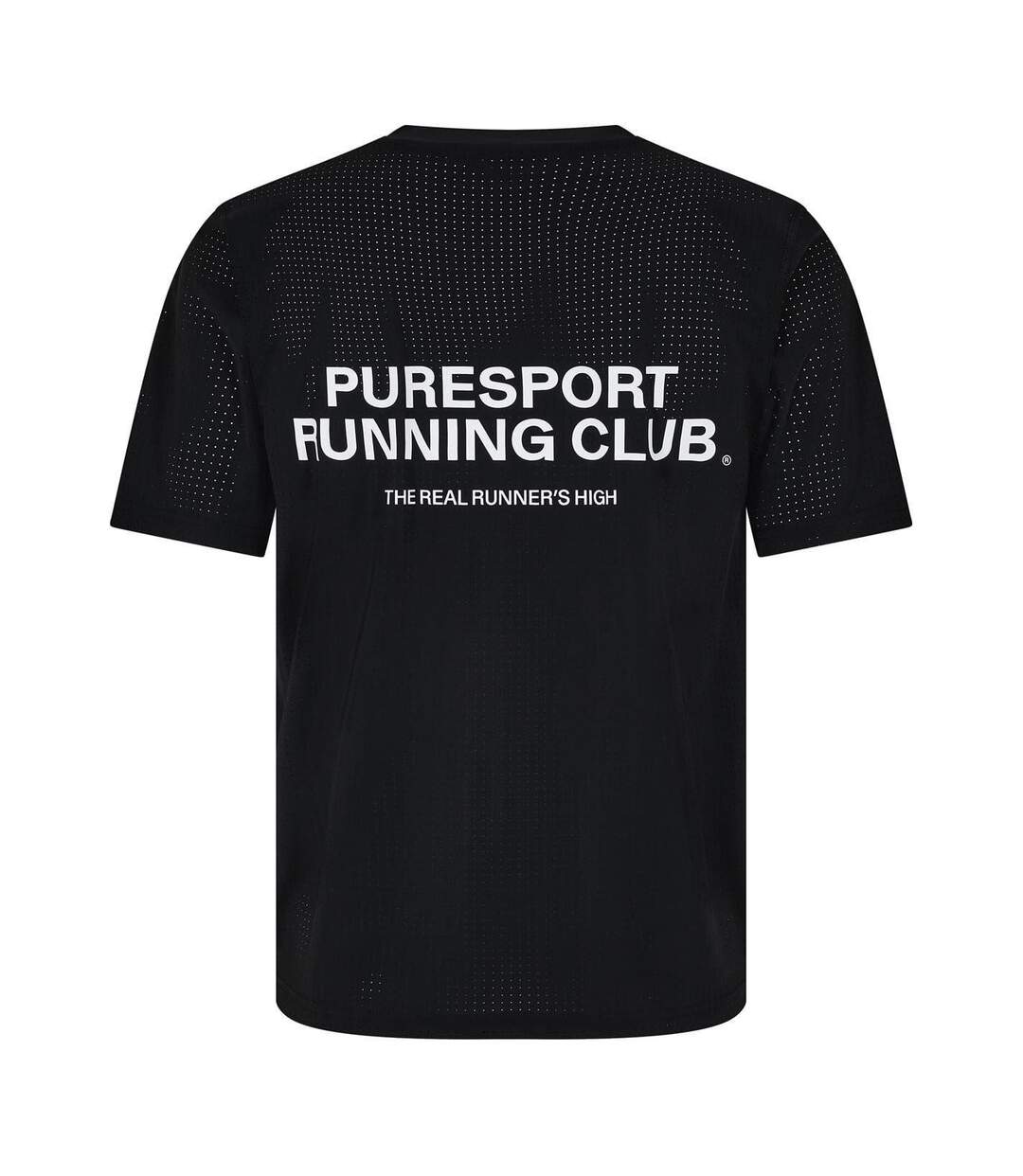 Mens Running Club  T-shirt Black Performance-2