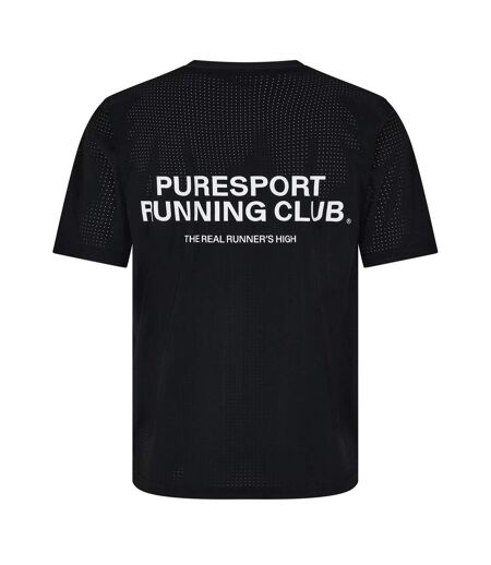 Mens Running Club  T-shirt Black Performance