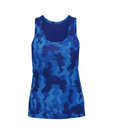 Tri Dri Hexoflage - Débardeur sport - Femme (Bleu roi camouflage) - UTRW5571