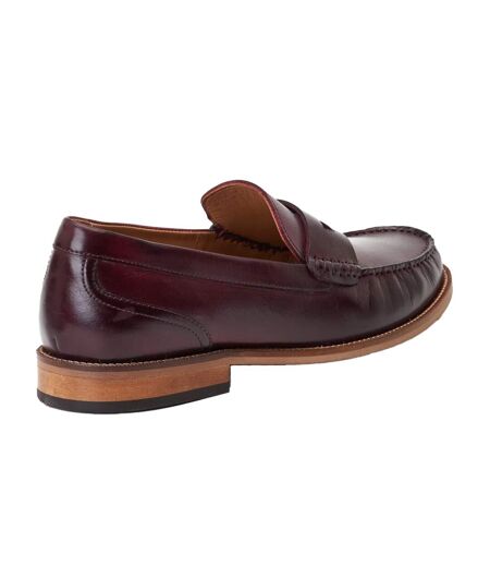 Mocassins Penny Garfield Homme Bordeaux Base London