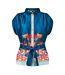Haut Motif/style Lys Femme Bleu Biba-2