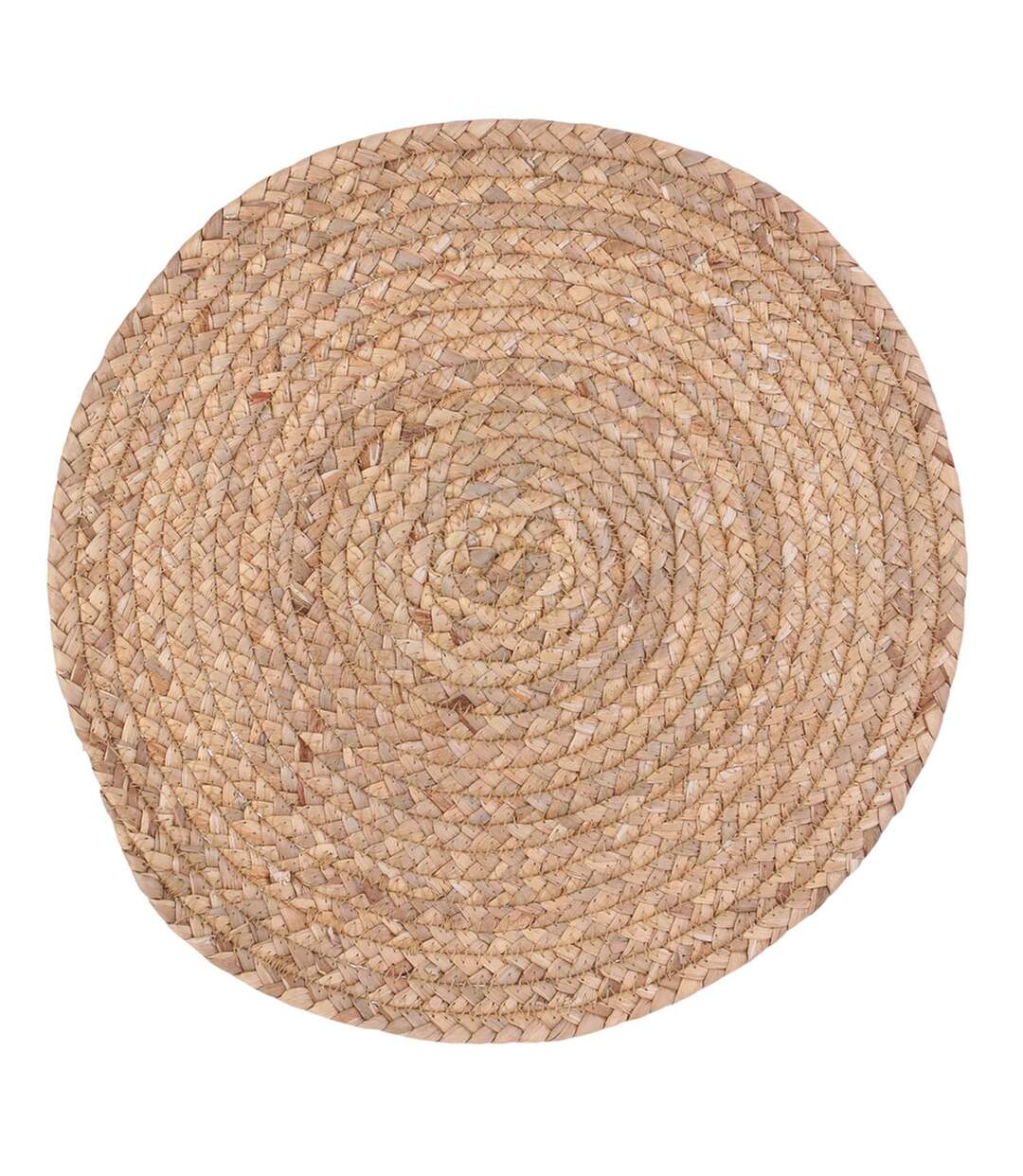 Set de table tressé Bord de mer - Diam. 38 cm - Beige-1
